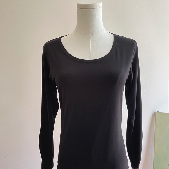 Planet by Lauren G  Mini Dress 1 Tunic Top Stretch Ruched Minimalist Effortless - Picture 2 of 14